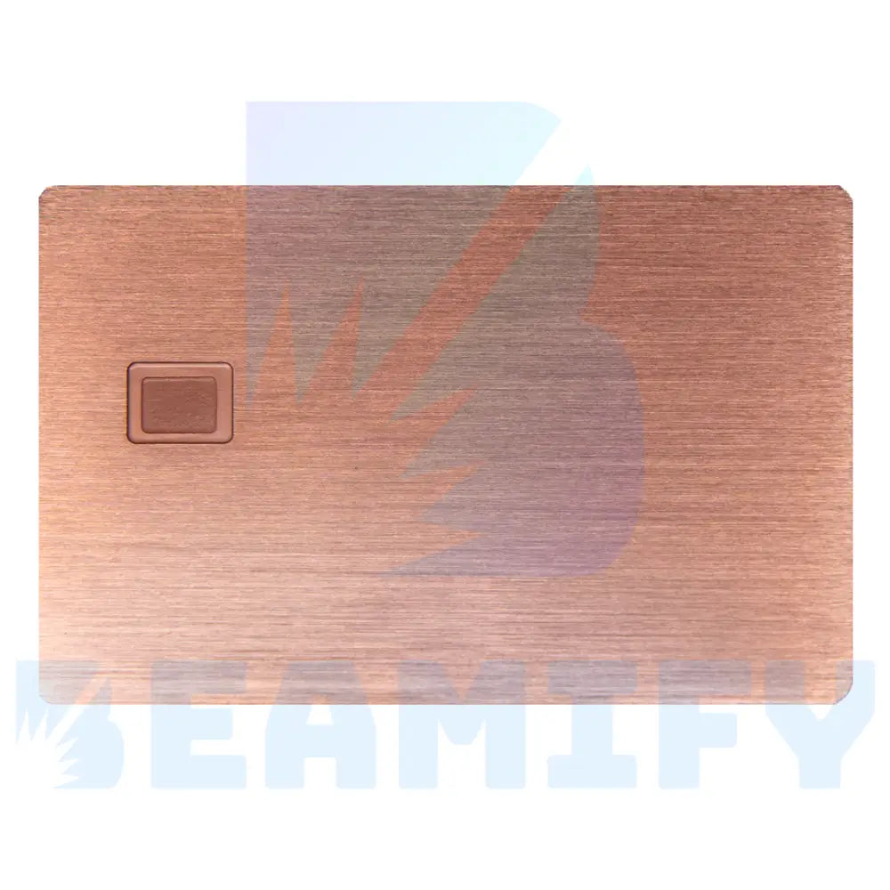 Tarjeta Bancaria De Metal Personalizada Rose Gold Banking Card