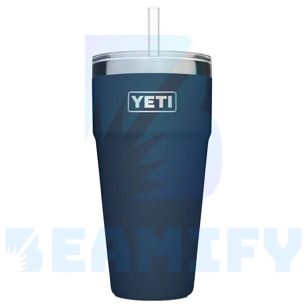 Yeti - Vaso Con Paja 26 Onzas Navy